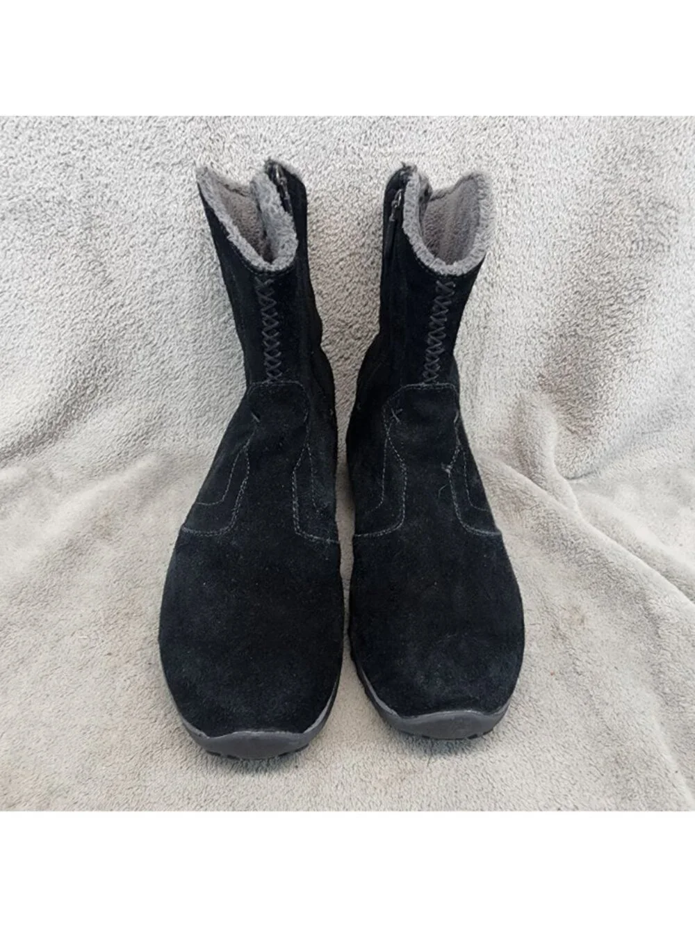 Sorel Shoes Womens Size 9 Maribel Black Suede Winter Boots *Read*